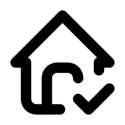 Home Check Line Icon