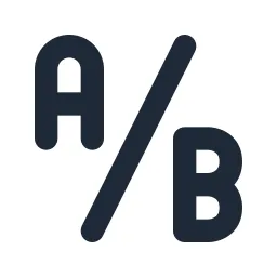Ab Testing Solid Icon