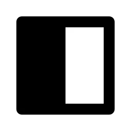 Layout Column Fill Icon
