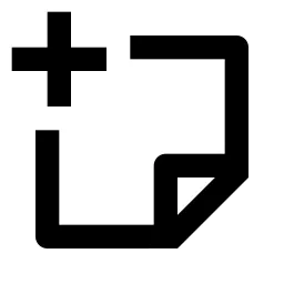 Sticky Note Add Line Icon