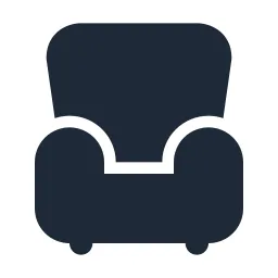 Armchair Solid Icon
