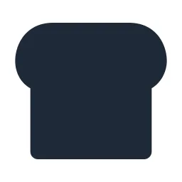 Bread Toast Solid Icon