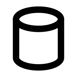 Cylinder Line Icon