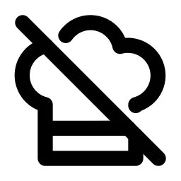 Chef Hat Off Line Icon