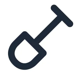 Shovel Line Icon
