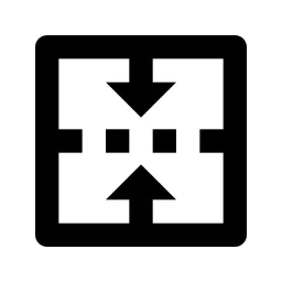 Merge Cells Vertical Icon