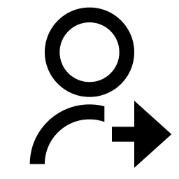 User Shared 2 Line Icon