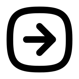 Square Rounded Arrow Right Line Icon