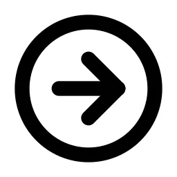 Circle Arrow Right Line Icon