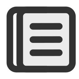 Notebook Duotone Icon