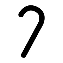 Cane Line Icon