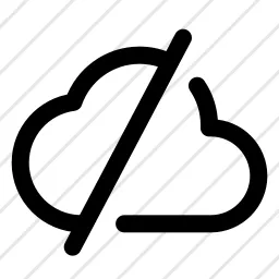 Cloud Off 2 Offline Icon