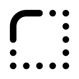 Border Radius Line Icon