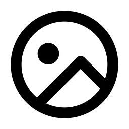 Image Circle Line Icon