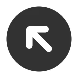 Arrow Up Left Circle Fill Icon