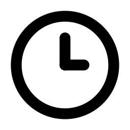 Clock Hour 3 Line Icon