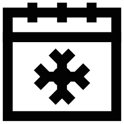 Winter Calendar Icon