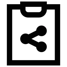 Clipboard Share Icon