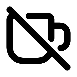 Mug Off Line Icon