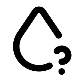 Droplet Question Line Icon