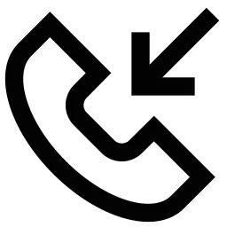 Call Arrow Down Left Icon