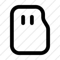 Sd Card Memory Stick Icon