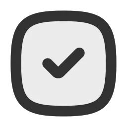 Check Square Duotone Icon