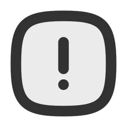 Alert Square Duotone Icon