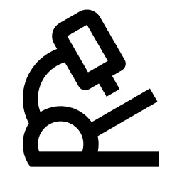 Microscope Line Icon