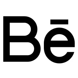 Behance Line Icon