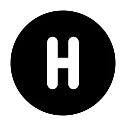 Circle Letter H Icon