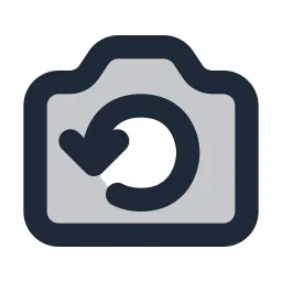 Camera Retake Duotone Icon