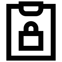 Lock Clipboard Icon