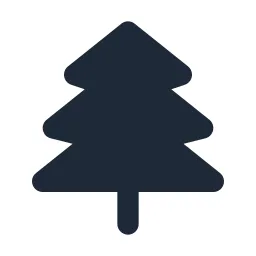 Christmas Tree Solid Icon