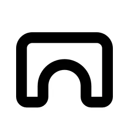 Building Bridge 2 Line Icon