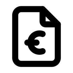 File Euro Line Icon