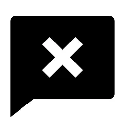 Chat Delete Fill Icon