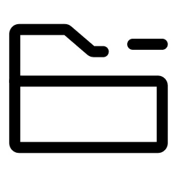 Folder Minus Icon