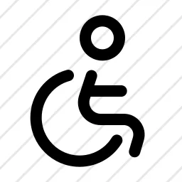 Wheelchair Bathroom Accessible Icon