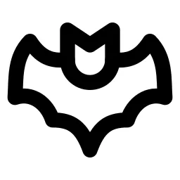 Bat Line Icon