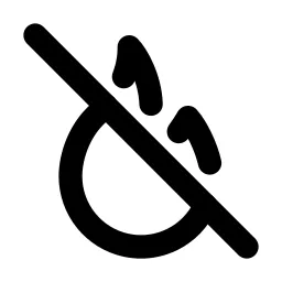 Flame Off Line Icon