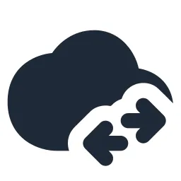 Cloud Change Solid Icon