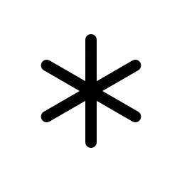 Asterisk 1 Duo Icon
