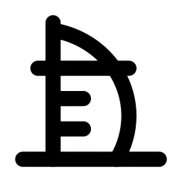 Building Burj Al Arab Line Icon