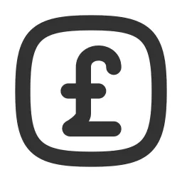 Pound Square Icon
