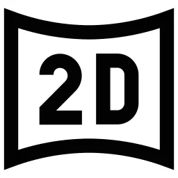 Curved 2d Icon
