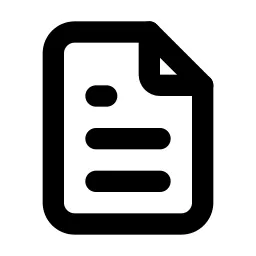 File Text Line Icon