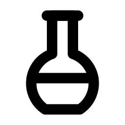 Flask 2 Line Icon