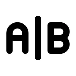 A B Line Icon