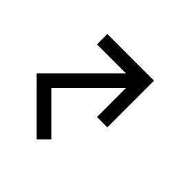 Corner Up Right Line Icon